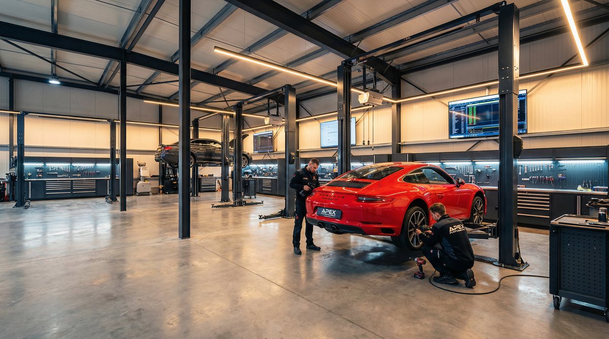 海角汽车改装门店实景